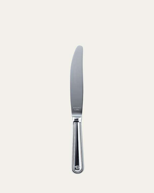 Versace Greca Stainless Steel Table Knife